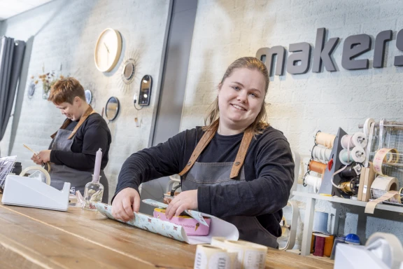 Afbeelding van de werkplek 'Makers en Merken'.