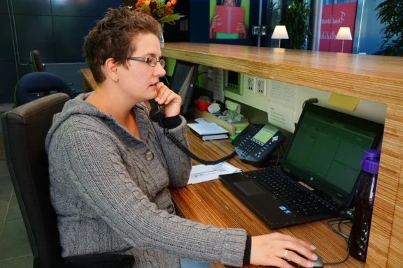 Afbeelding van de werkplek 'Scalabor Receptie'.