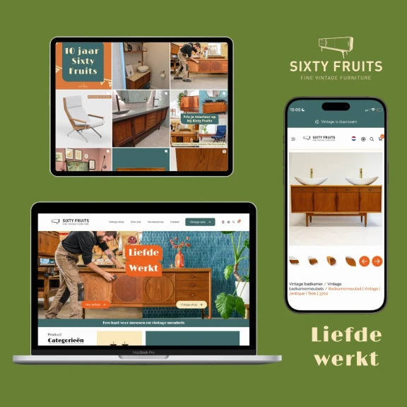 Afbeelding van de werkplek 'Sixty Fruits - Marketingmedewerker'.